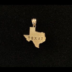 10K Gold Texas Pendant